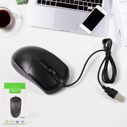 Computer Laptop Wired Optical Mouse, M- 045 (1 Pc)