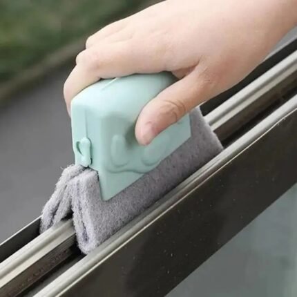 Window Groove Cleaning Brush Ergonomic Handheld Tool for Efficient Dust and Dirt Removal in Narrow Spaces