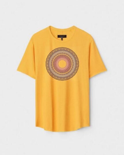 Unisex Designer Premium Quality Printed T-Shirt For Boys And Girls :: Cloth type : Cotton - Colour :: Yellow