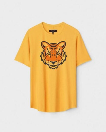 Unisex Designer Premium Quality Printed T-Shirt For Boys And Girls :: Cloth type : Cotton - Colour :: Yellow