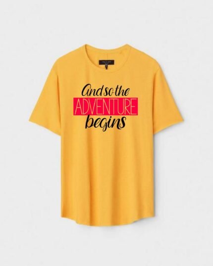 Unisex Designer Premium Quality Printed T-Shirt For Boys And Girls :: Cloth type : Cotton - Colour :: Yellow