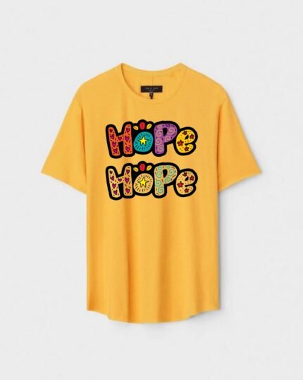 Unisex Designer Premium Quality Printed T-Shirt For Boys And Girls :: Cloth type : Cotton - Colour :: Yellow